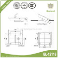 Cabinet industriel Flush Mount Lock avec la clé